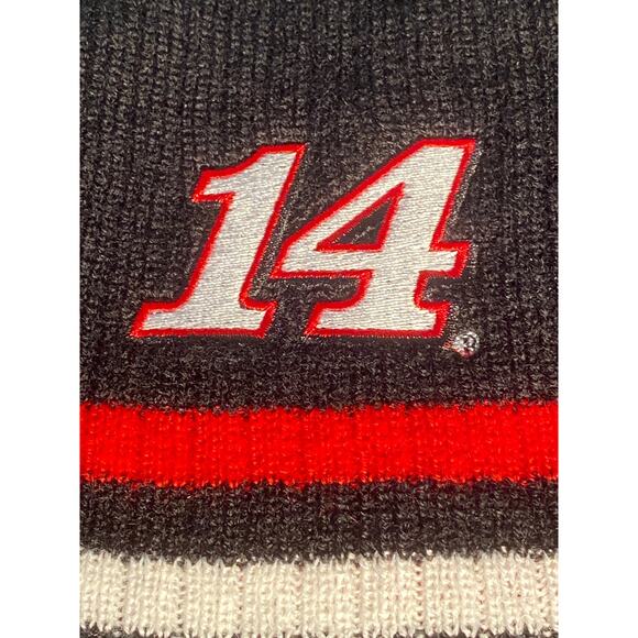 Vintage NASCAR Tony Stewart #14 Chase Authentic Black Reversible Beanie Hat - Picture 6 of 7
